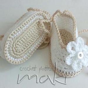 Crochet Pattern Baby Booties Ballerina - Perfect..