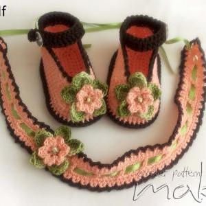Great Deal! Crochet Patterns Set Booties With..