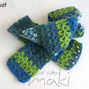 Crochet Pattern Scarf For Baby, Toddler Or Adult...