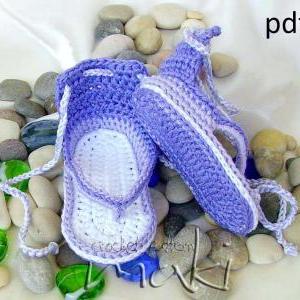 Crochet Baby Flip-flop Crochet Pattern-no..